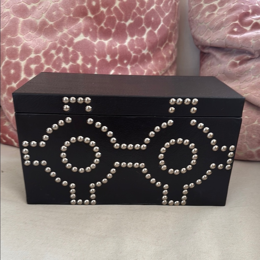 Black Studded Decorative Box
